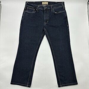 Silver Jeans Authentic The Slim Men's Size 36x27 Dark Wash Stretch Denim Jeans